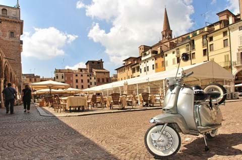 Vespa At The Piazza Italy Lifestyle image